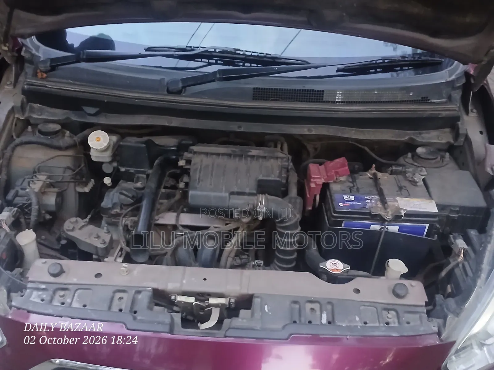 Mitsubishi Mirage 2017 Maroon