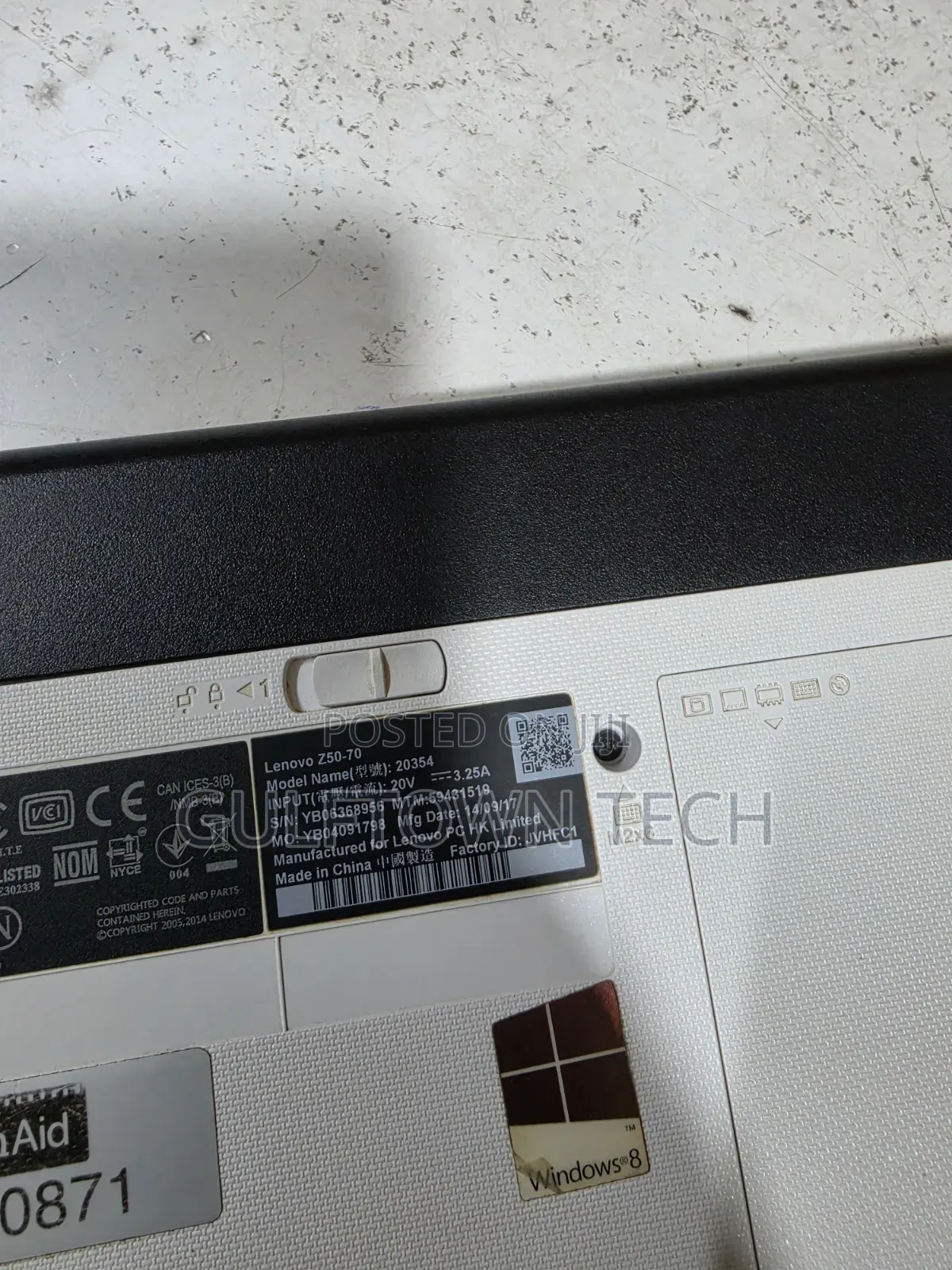 Laptop Lenovo G500 8GB Intel Core i7 HDD 1T