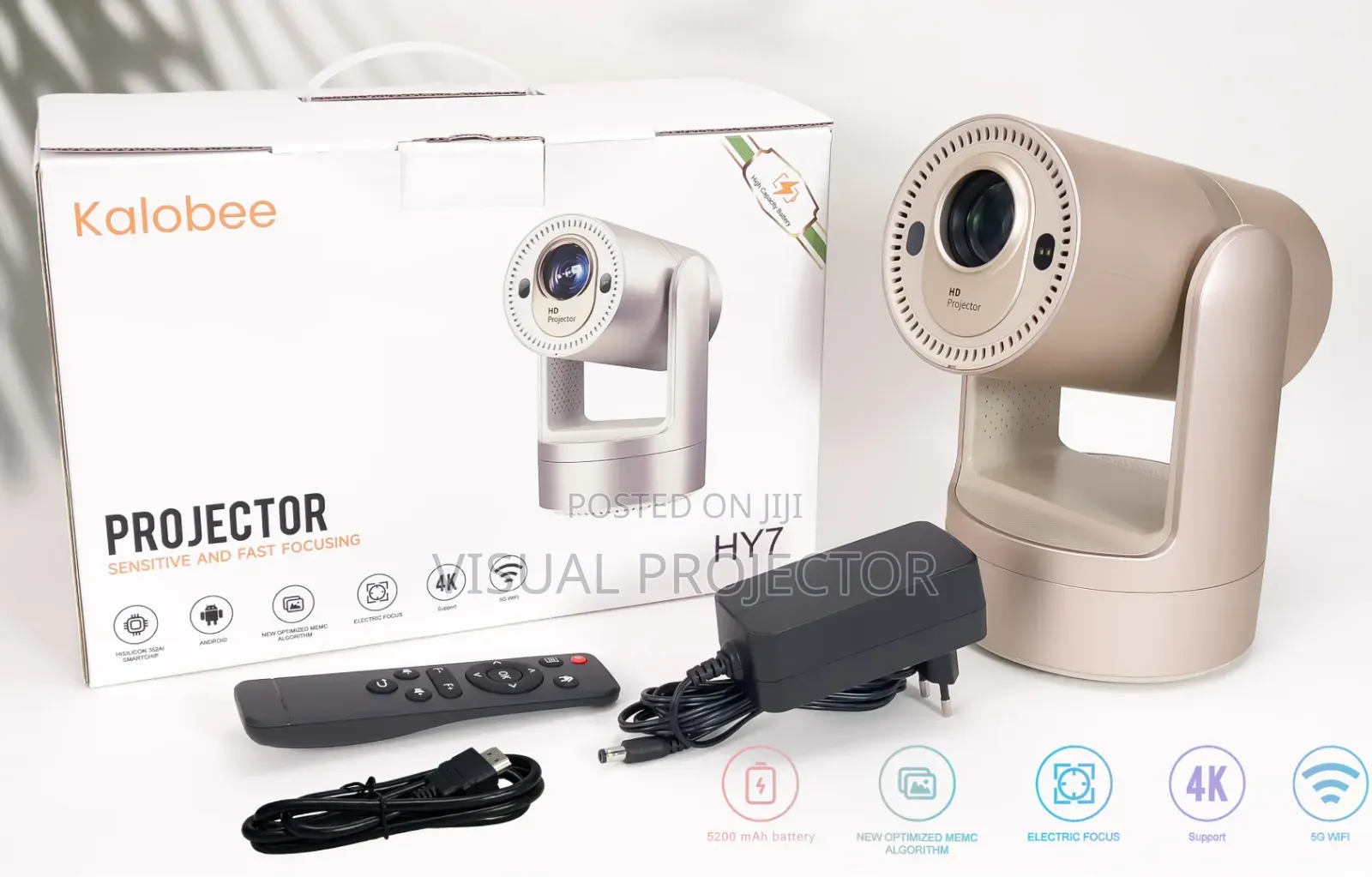 Inbuilt Battery Projector Portable Projector