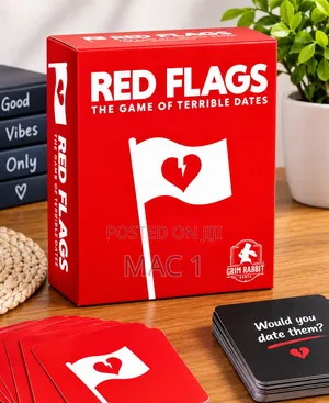 Red Flags Party Card Game – Fun Game for Adults