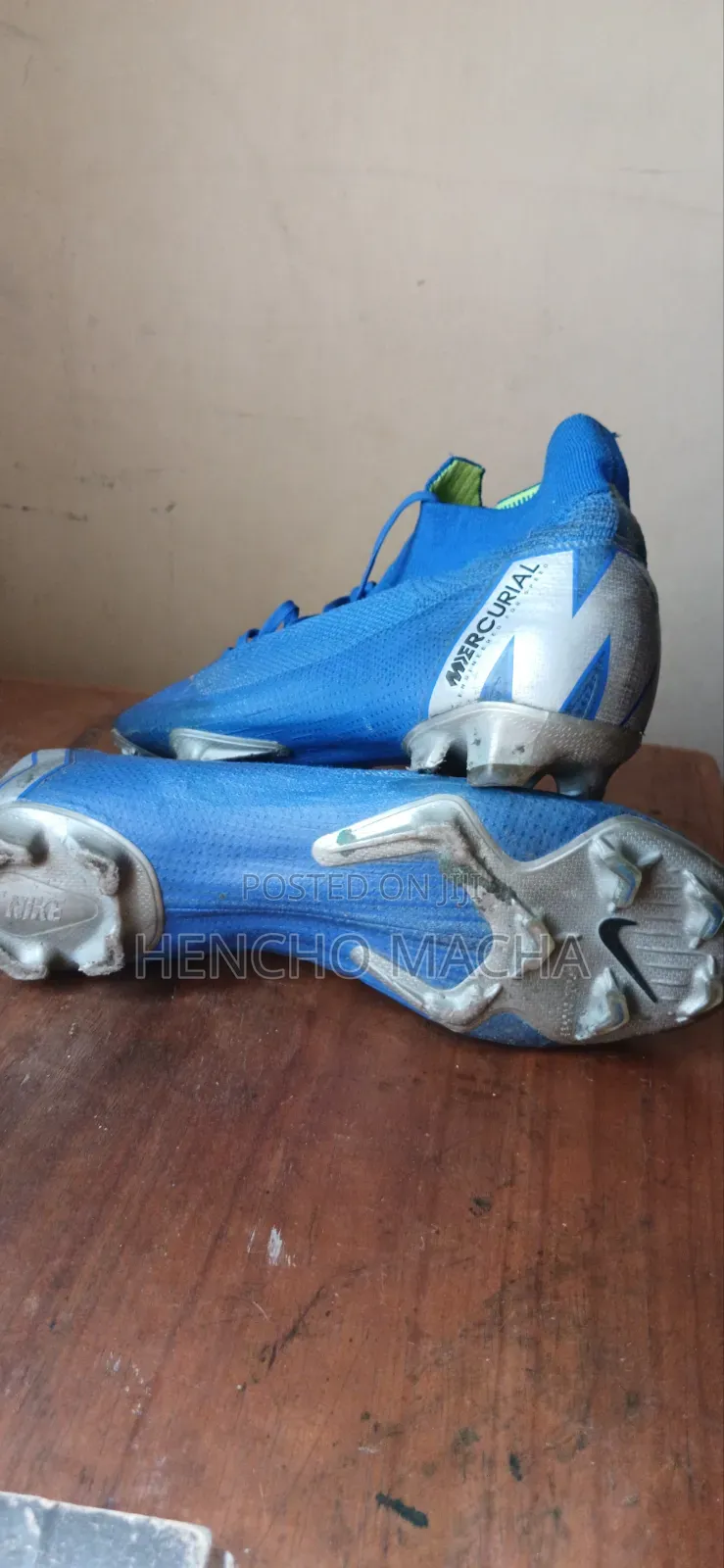 Blue Mercurial Football Boots-Lightweight and Comfortable