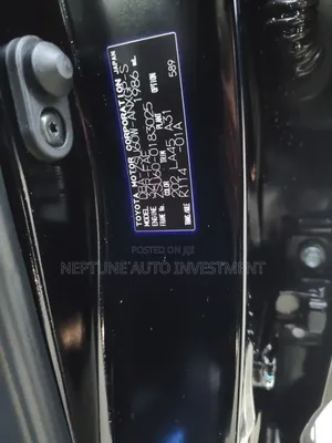 Toyota Harrier 2.0 2019 Black
