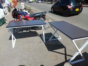 X Table White Grey