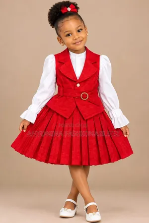 Girls Unique Skirt Set in Fashion
