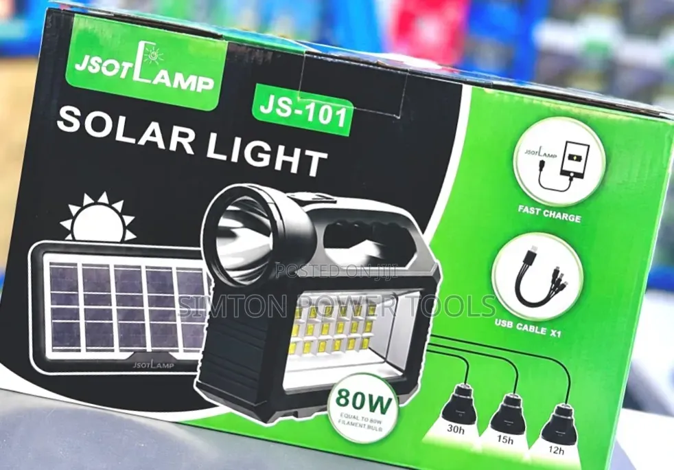 Jsot Lamp Js-101 Solar Light (80w)