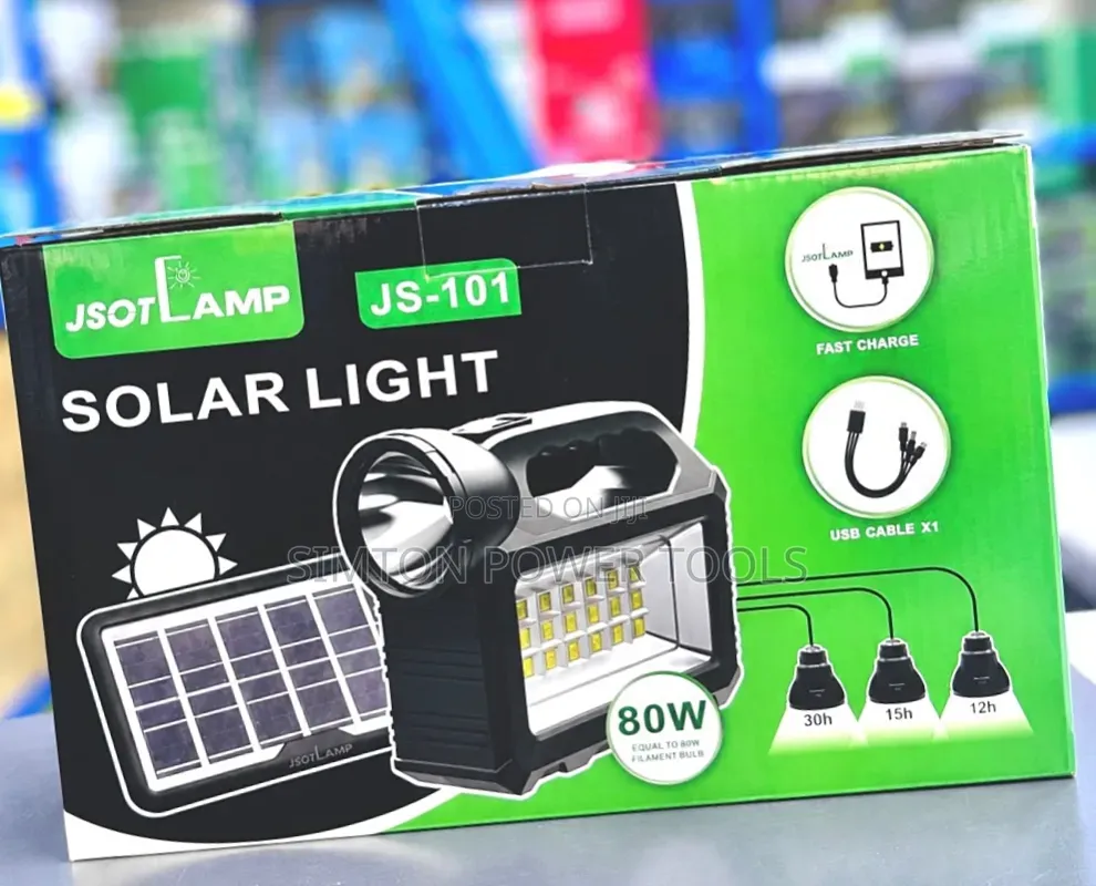Jsot Lamp Js-101 Solar Light (80w)