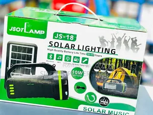 JSOT LAMP JS-18 Portable Solar Lighting and Music System.