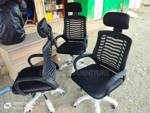 Headrest Chair Black