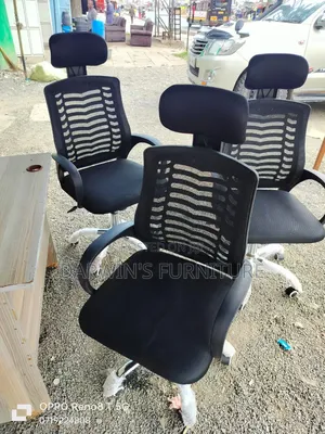 Headrest Chair Black
