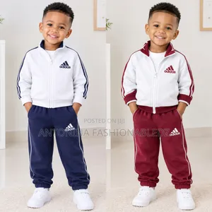 Boys Adidas Tracksuit Set