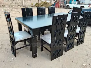 8seater X Design Dinning Table