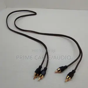 RCA Cable 1.2Mtrs– High Quality Audio Cable for Car Stereo & Amplifier