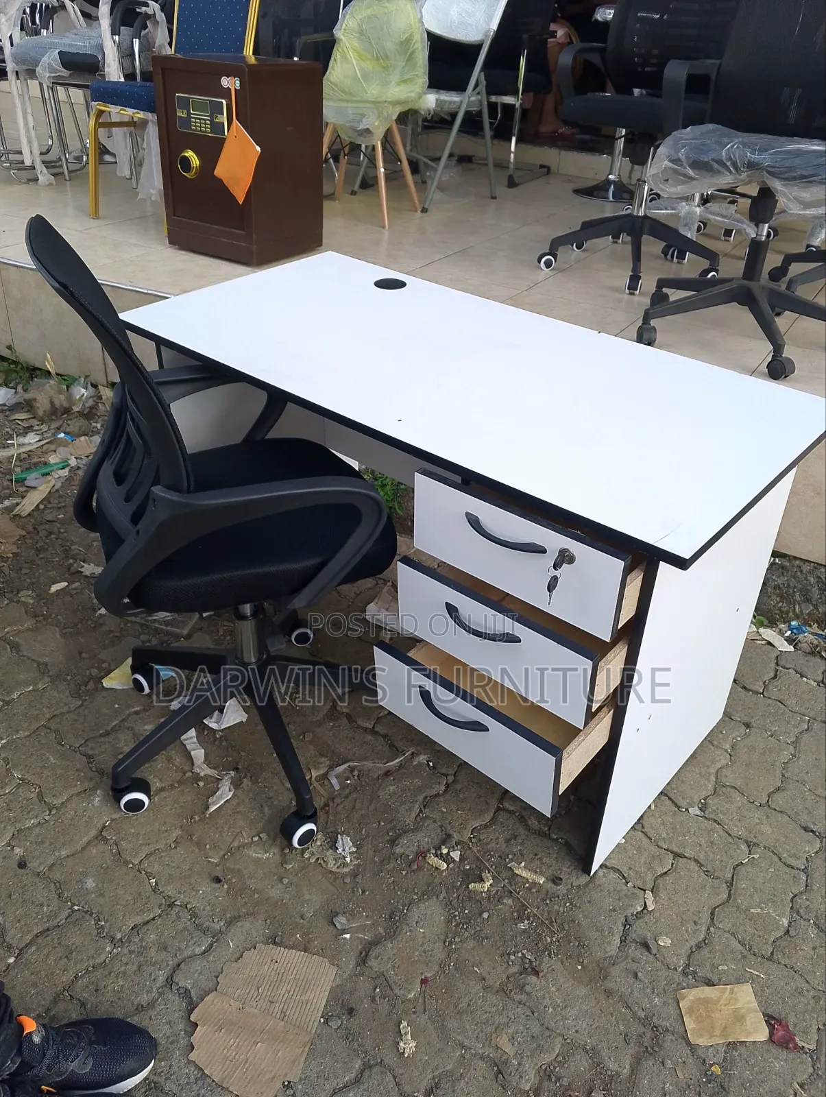 White Office Set