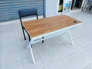 Metallic Table and Caterina Chair