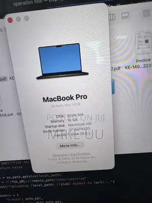 Laptop Apple MacBook Pro 12GB Apple M4 SSHD (Hybrid) 512GB