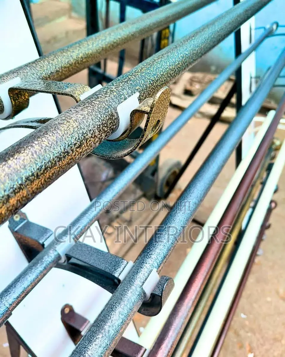 Unbreakable, Pure Coated Curtain Rods
