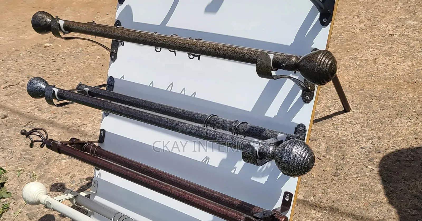 Unbreakable, Pure Coated Curtain Rods