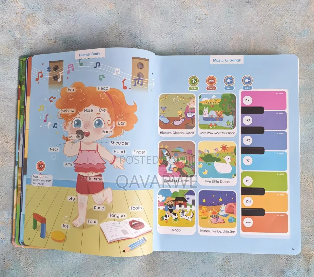 English Interactive Talking Book for Children