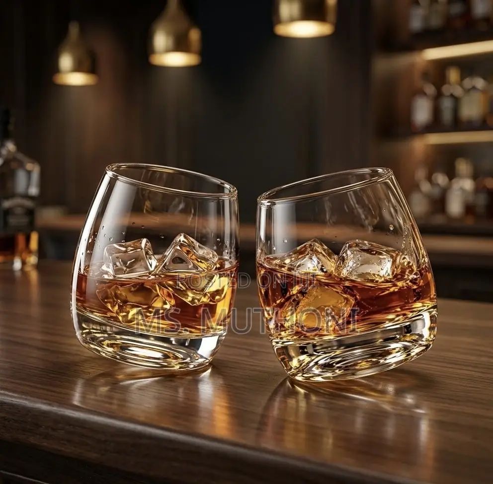 270 Ml 6pcs Rocking Whiskey Glasses