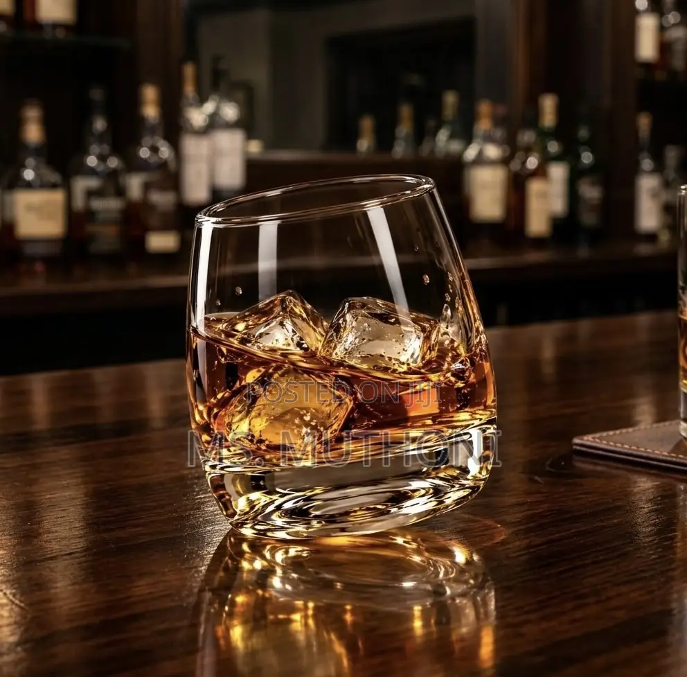 6pcs Tilting / Wobbling Whiskey Glasses