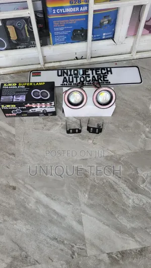 3.5" Angel Eye LED Fog Lights With Red Ring