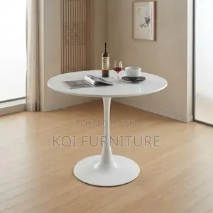 Coffee Table; Round Marble Home Office Staffs Coffee Table