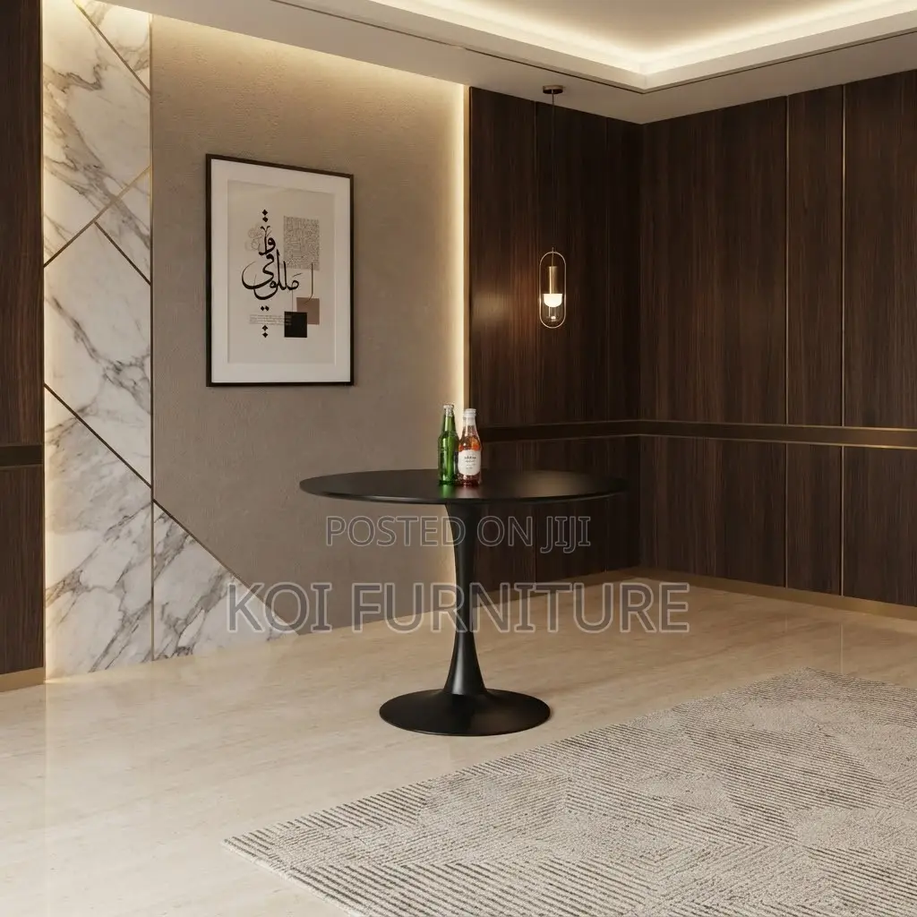 Coffee Table; Round Marble Home Office Staffs Coffee Table