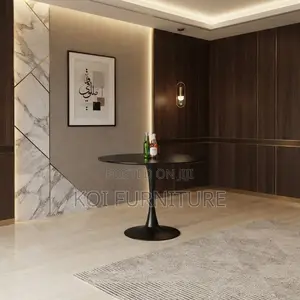 Coffee Table; Round Marble Home Office Staffs Coffee Table