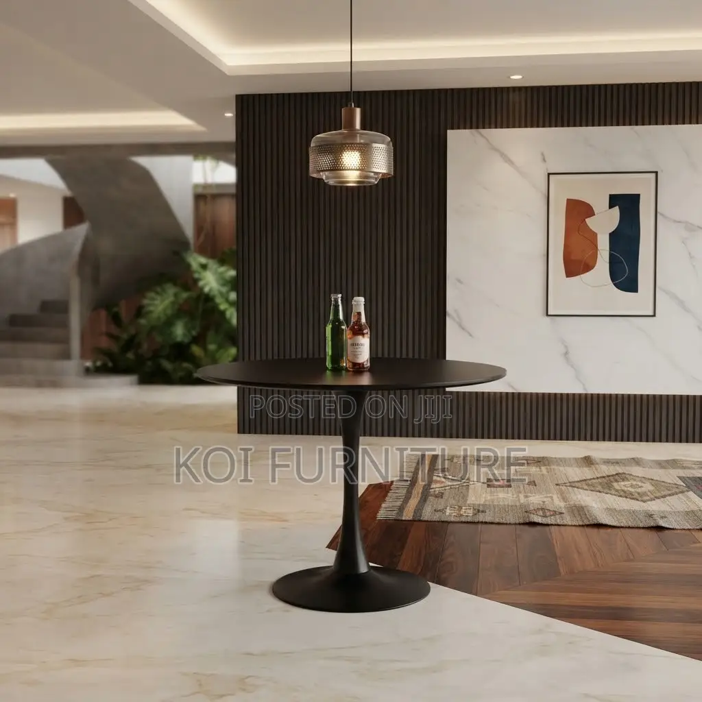 Coffee Table; Round Marble Home Office Staffs Coffee Table