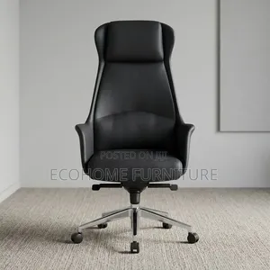 Office Chair – Black High Back Executive Leather Chair