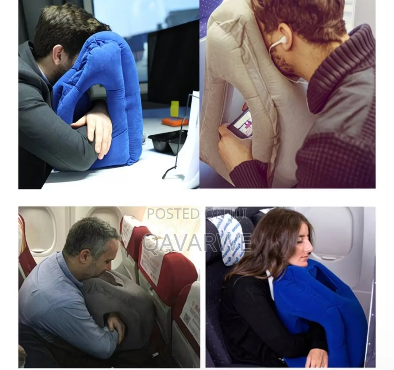 Inflatable Air Pillow for Travel