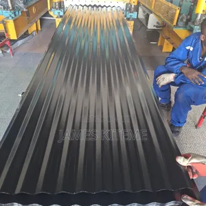Glossy Gray Corrugated Mabati