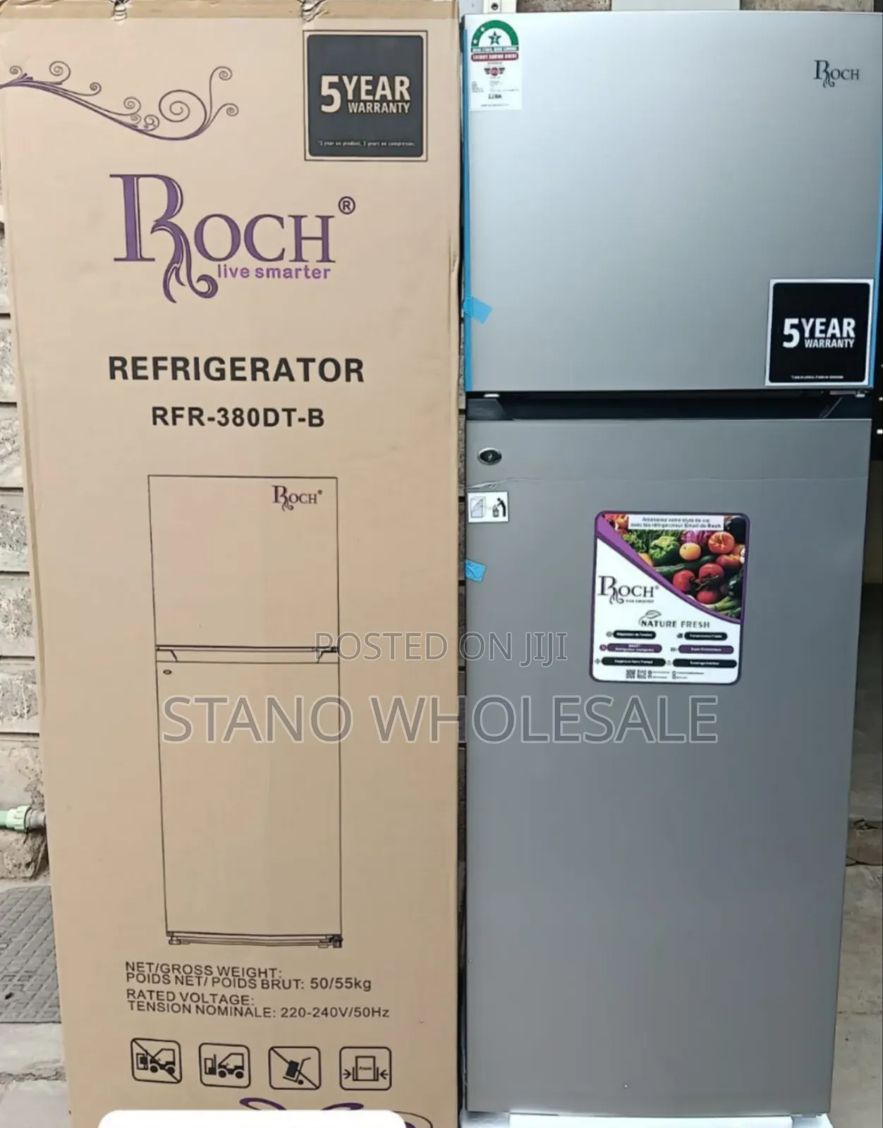 Roch 306litres Fridge