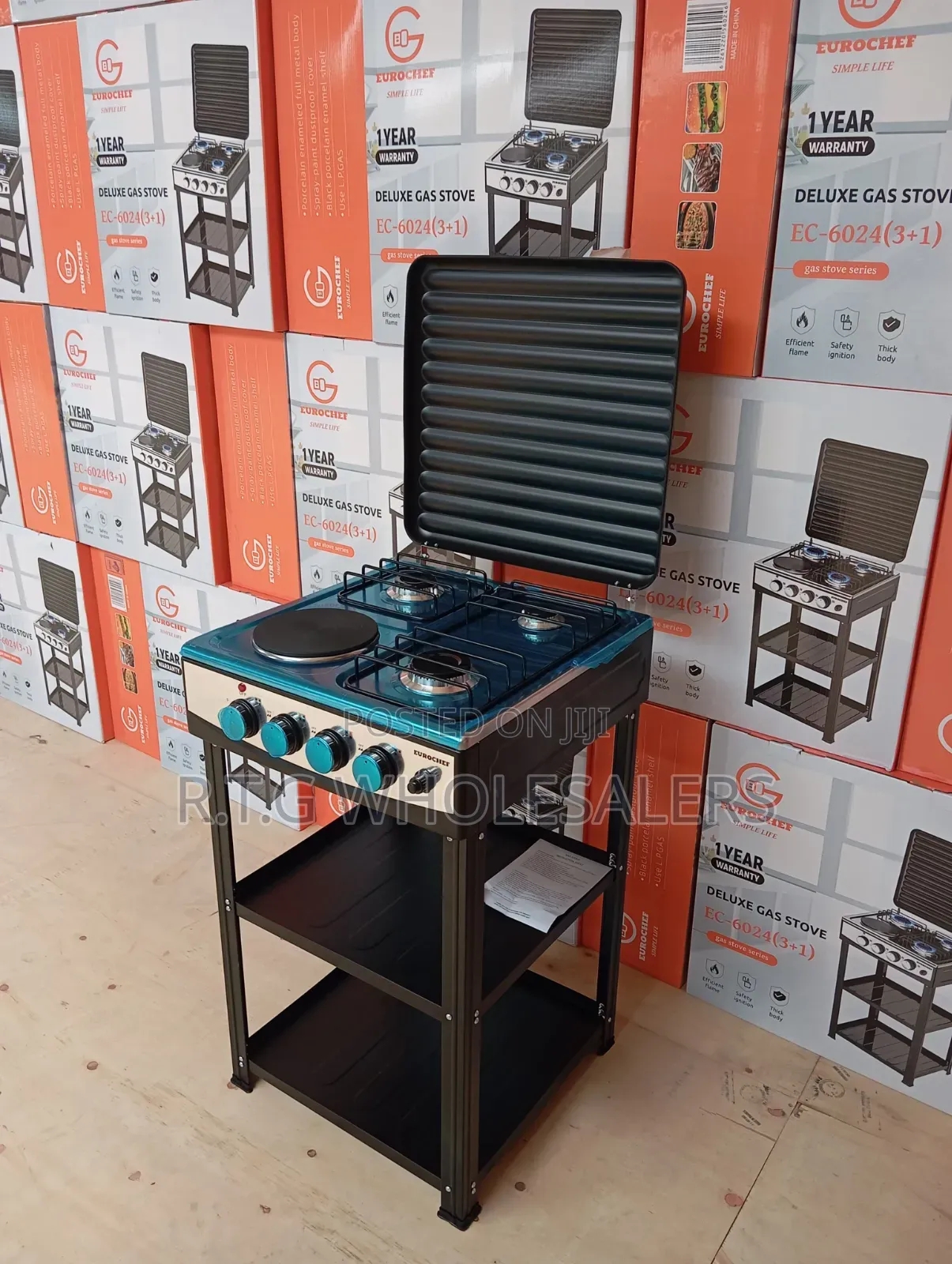 Eurochef 3+1 With Shelves
