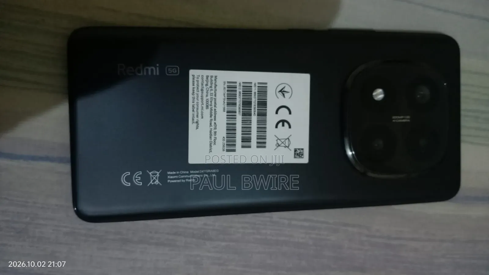 Xiaomi Redmi Note 14 Pro+ 5G 256 GB Black