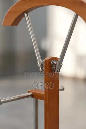 Coat Hanger; Mahogany Office Coat Rack