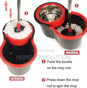 Pedal Spin Mop and Bucket