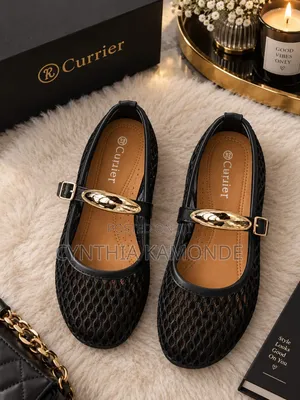 Buckle Mesh Ballerina
