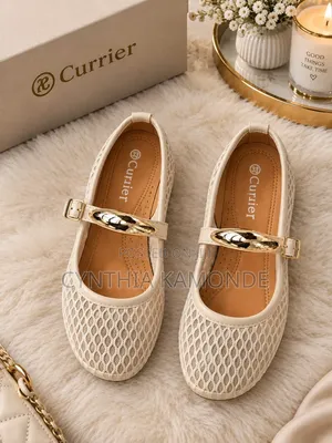 Buckle Mesh Ballerina