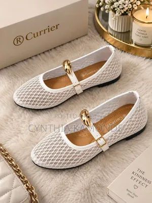 Buckle Mesh Ballerina