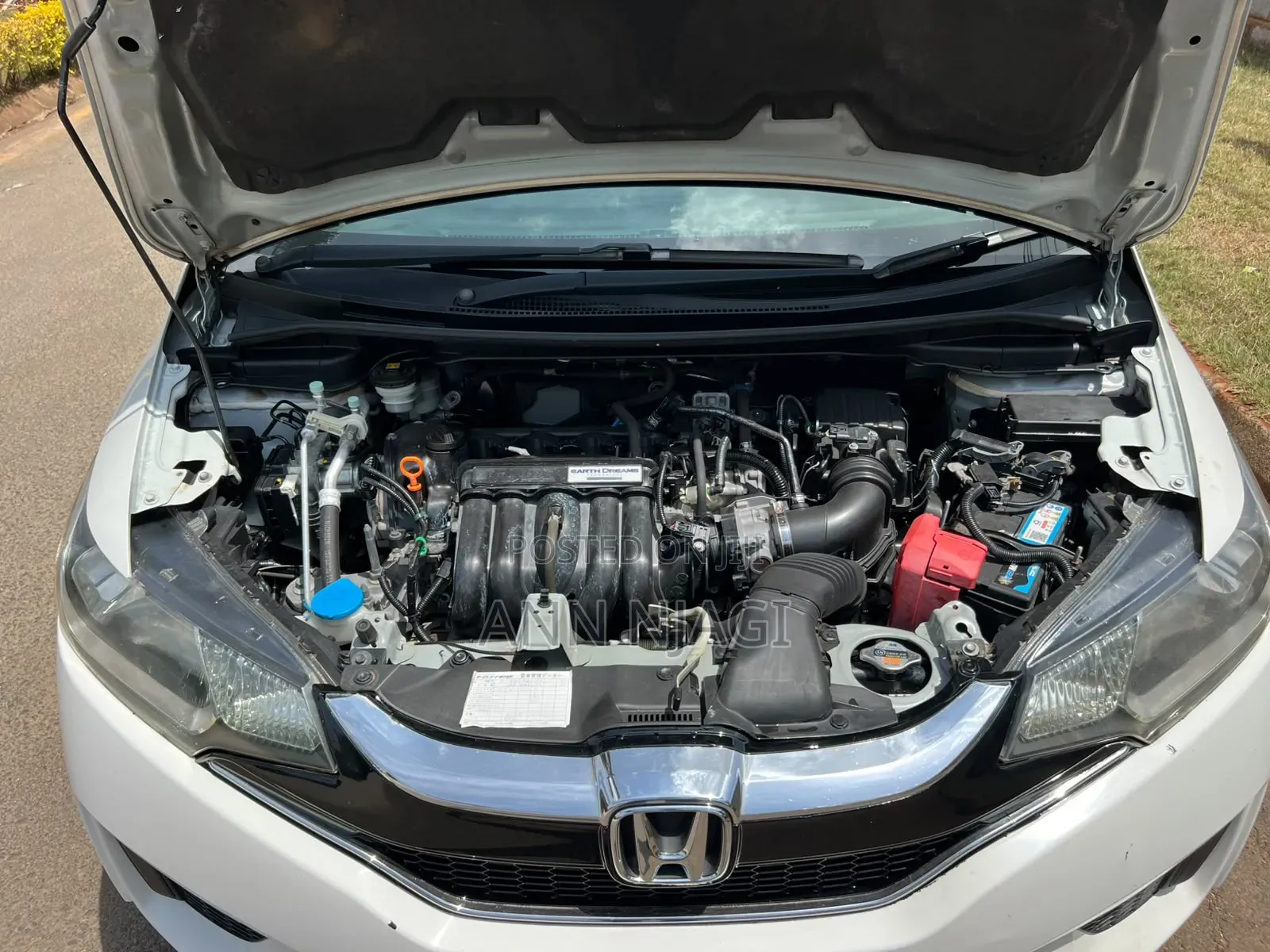 Honda Fit Shuttle 2015 White