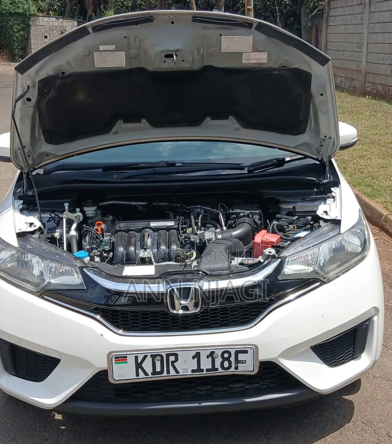 Honda Fit Shuttle 2015 White