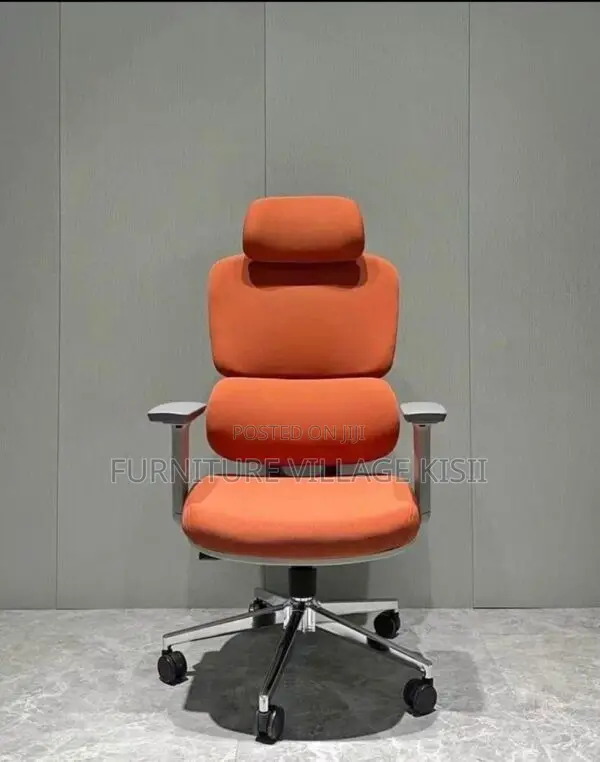 Fabric Orthopedic Office Seat