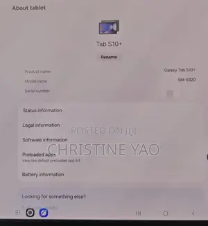 Samsung Galaxy Tab S10+ 5G 256 GB Gray
