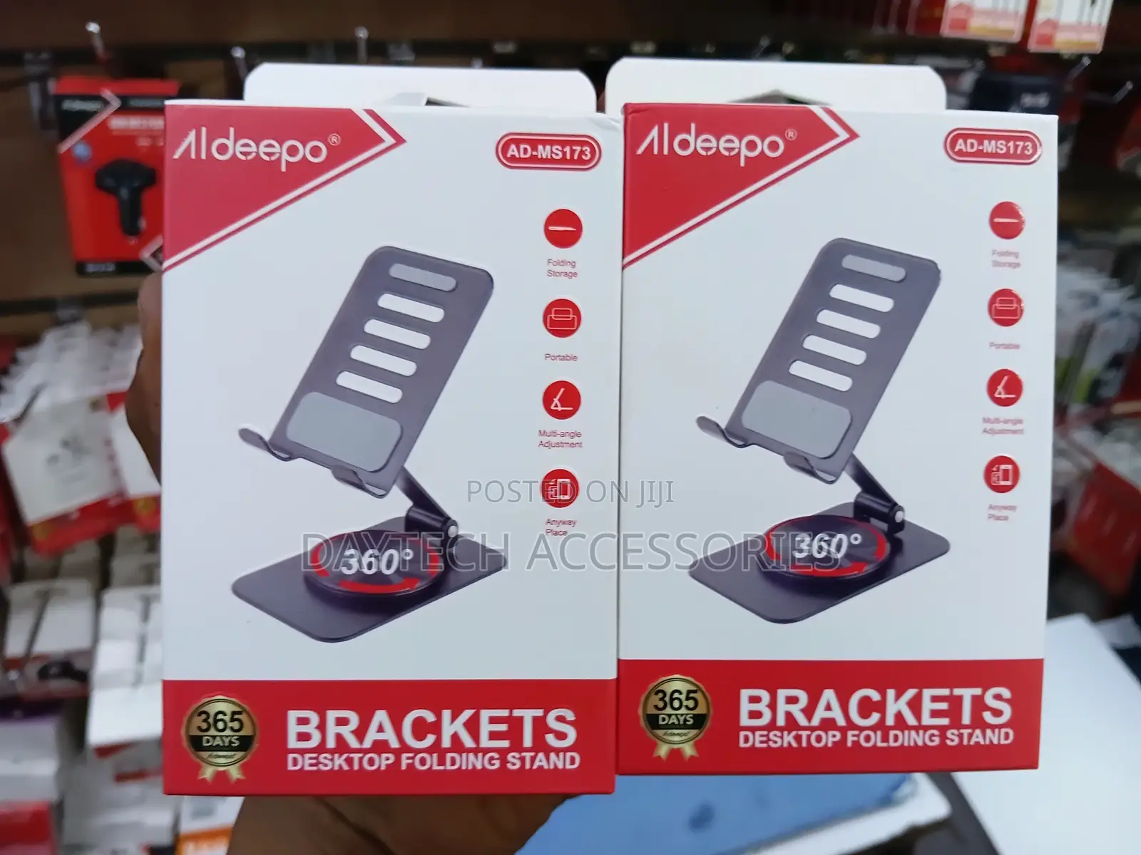 Aldeepo 360 Degrees Desk Phone Holder Stand.