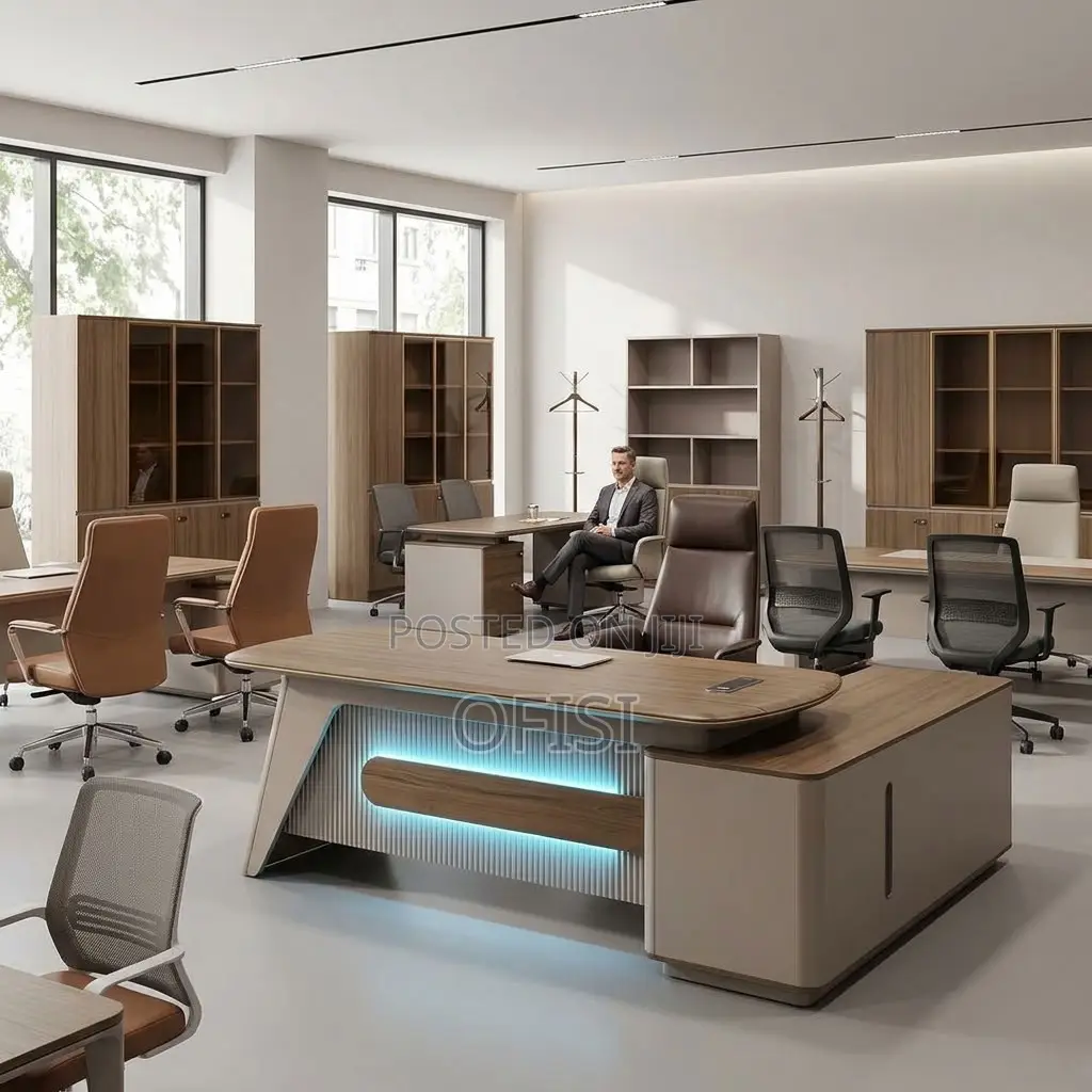 Office Desks| 1.8 Meters L-Shaped Executive Office Table
