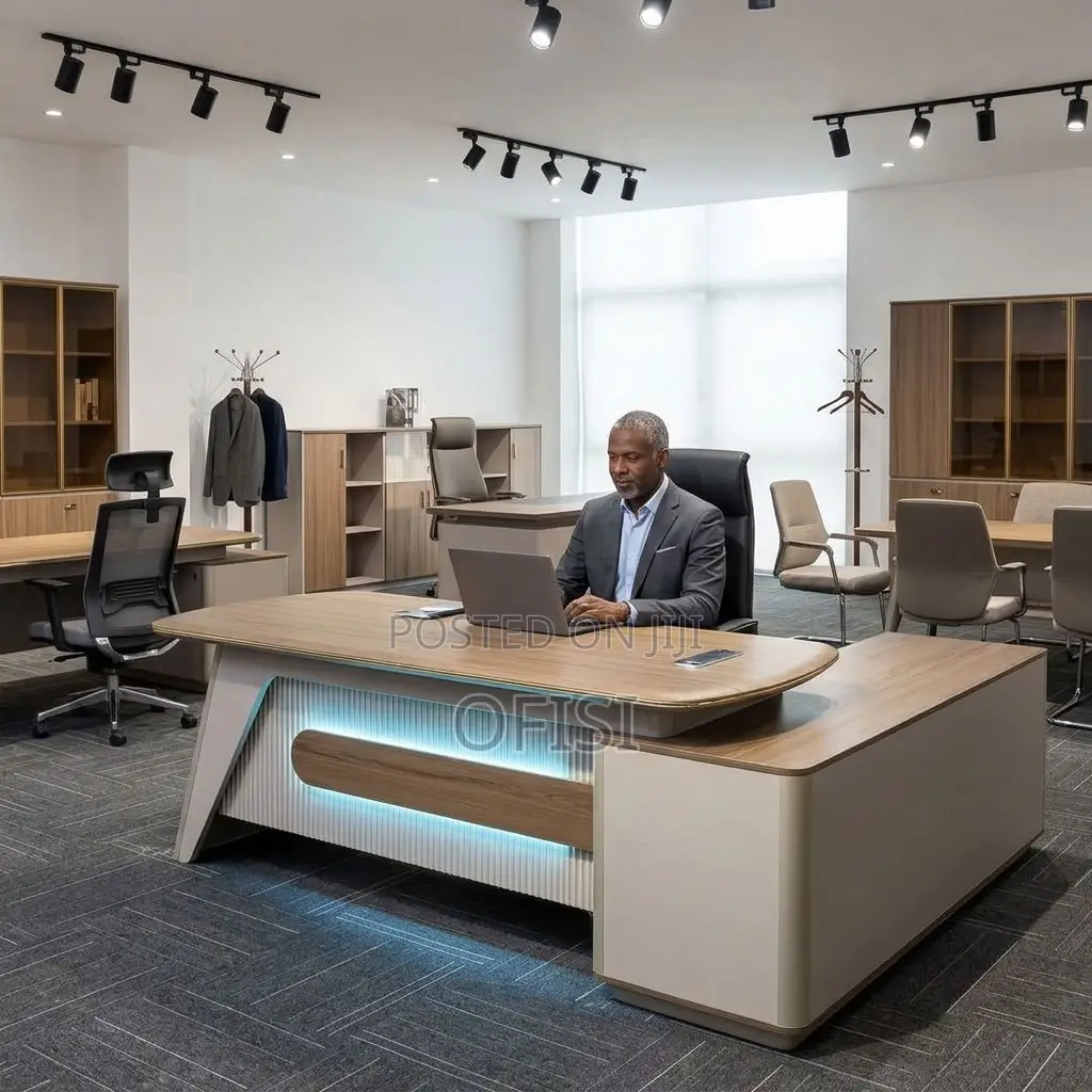 Office Desks| 1.8 Meters L-Shaped Executive Office Table