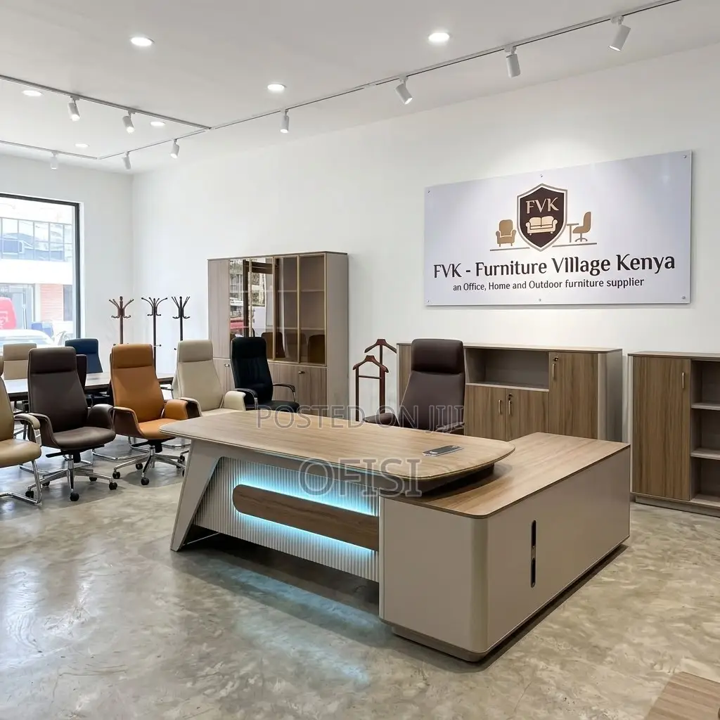 Office Desks| 1.8 Meters L-Shaped Executive Office Table