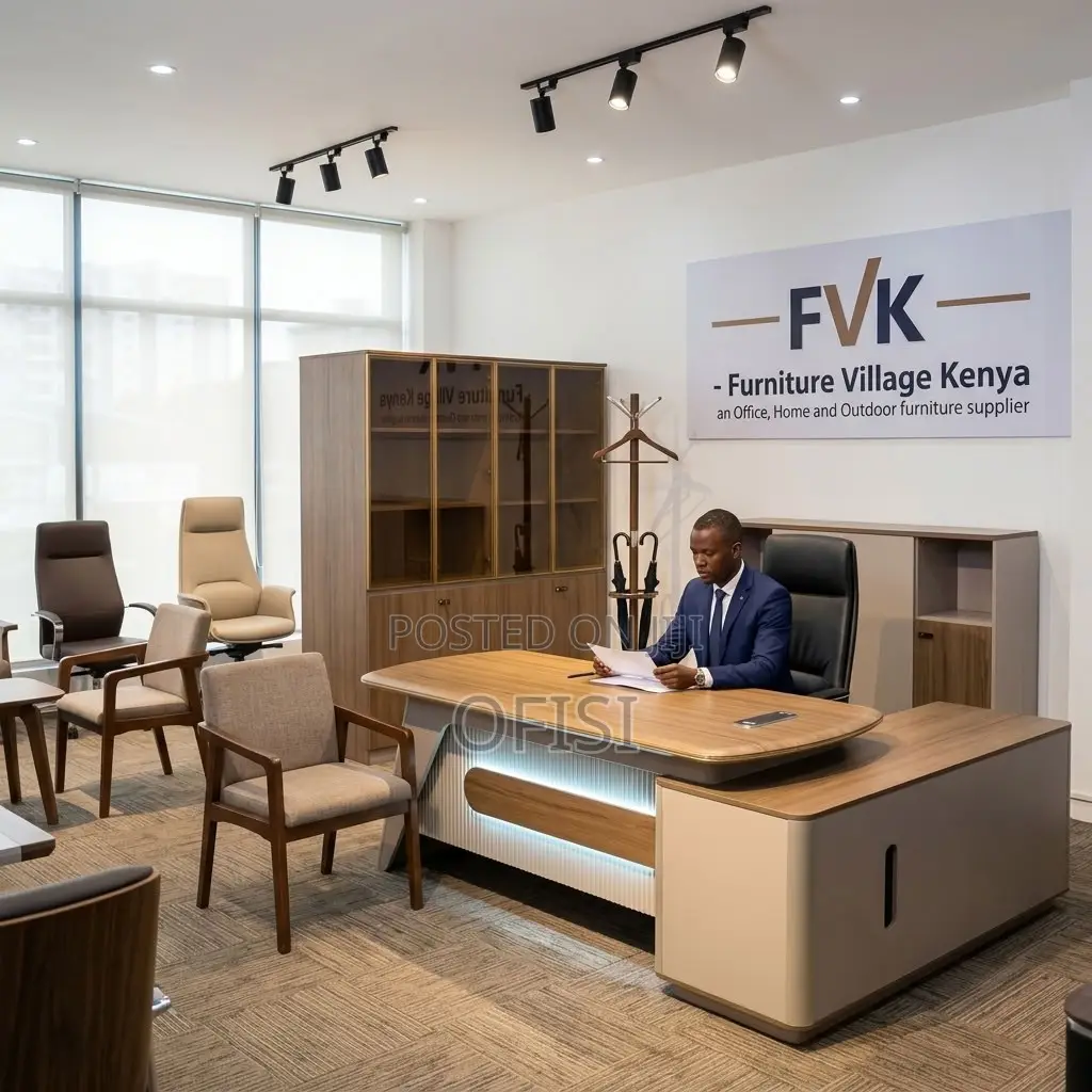 Office Desks| 1.8 Meters L-Shaped Executive Office Table