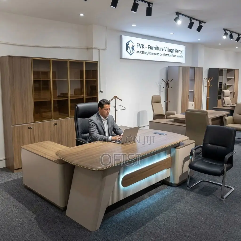 Office Desks| 1.8 Meters L-Shaped Executive Office Table